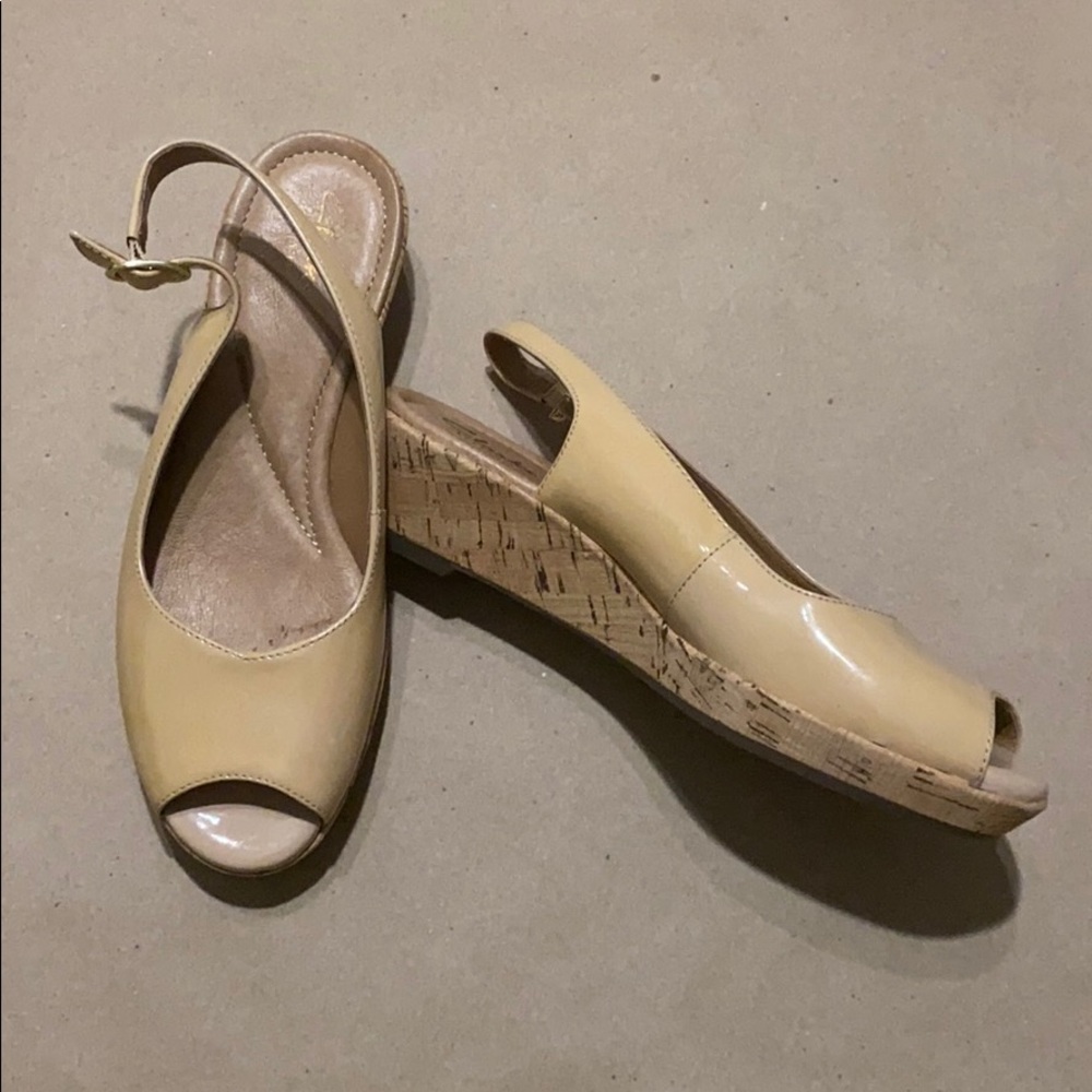 Clarks Artisan Cork Wedge